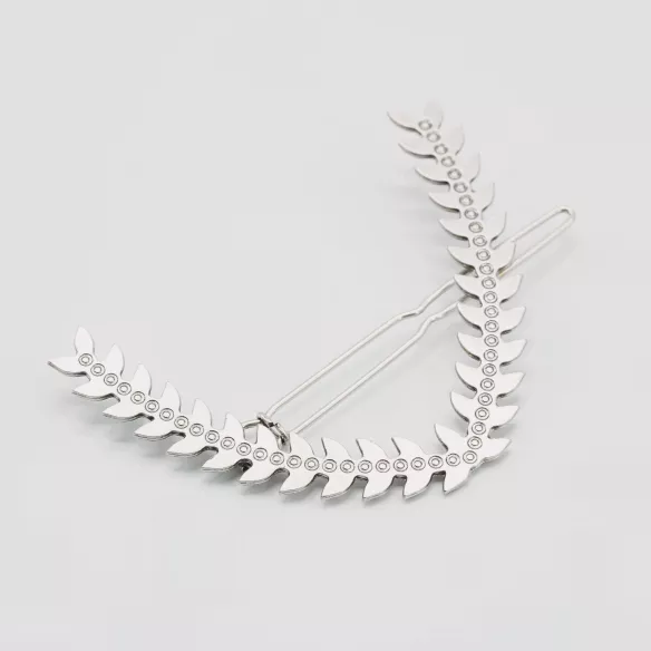 GYPSO I Barrette cheveux épis élégante - Eve - Argent Antique