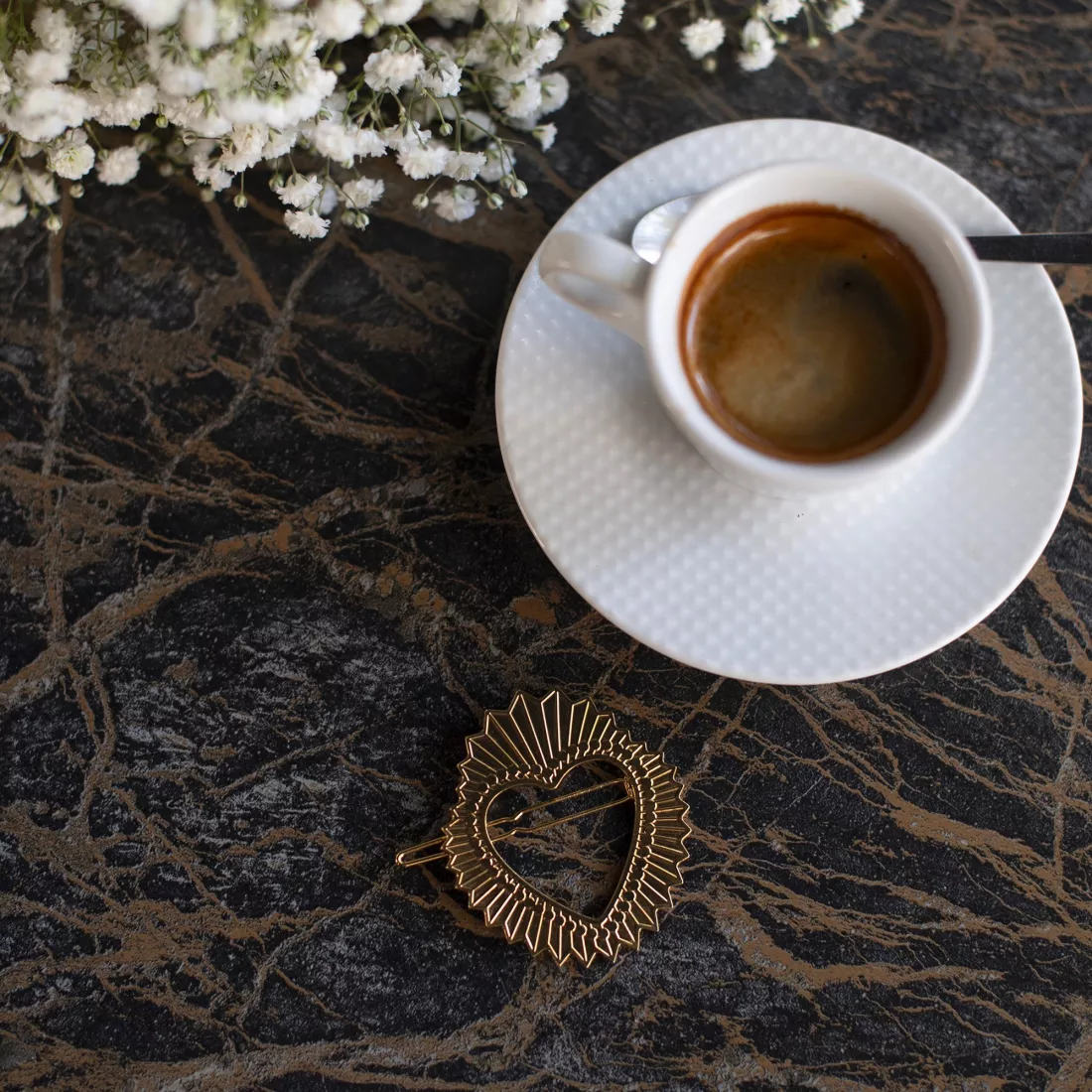 GYPSO I "Frida" Sacred Heart Hair Barrette