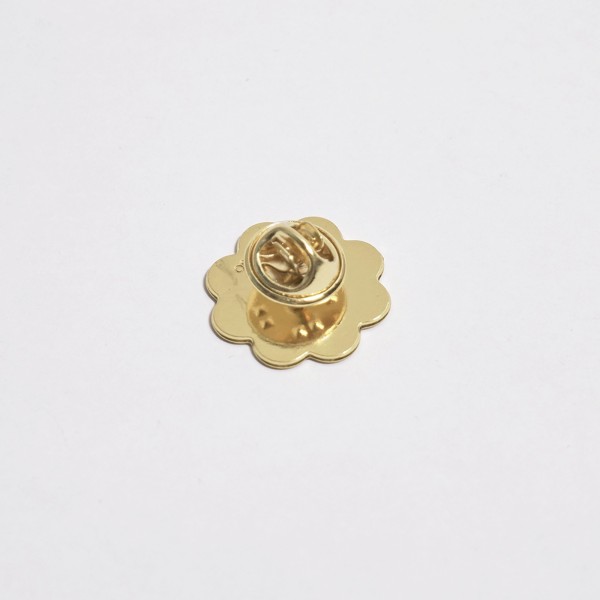 GYPSO I "Grigri" enamelled fine gold lucky charm pin