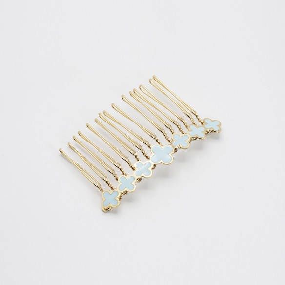 Peigne cheveux floral Alice – Style bohème chic