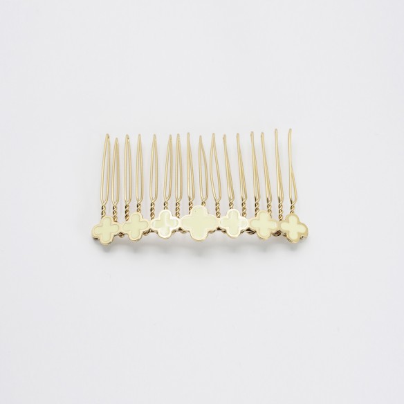 Peigne cheveux floral Alice – Style bohème chic