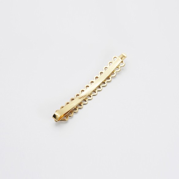 Barrette cheveux dorée ajourée Alix – Élégance légère