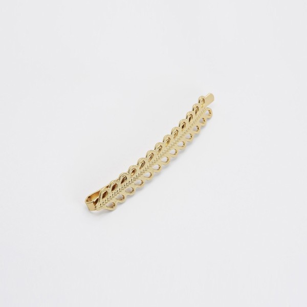 Barrette cheveux dorée ajourée Alix – Élégance légère