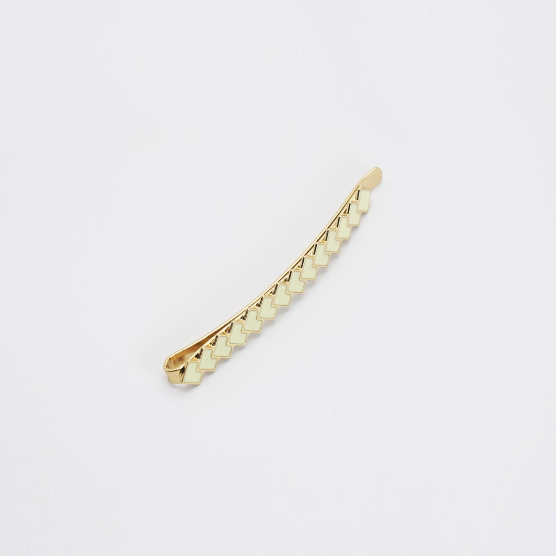 Barrette cheveux graphique émaillée Suzie – Style moderne