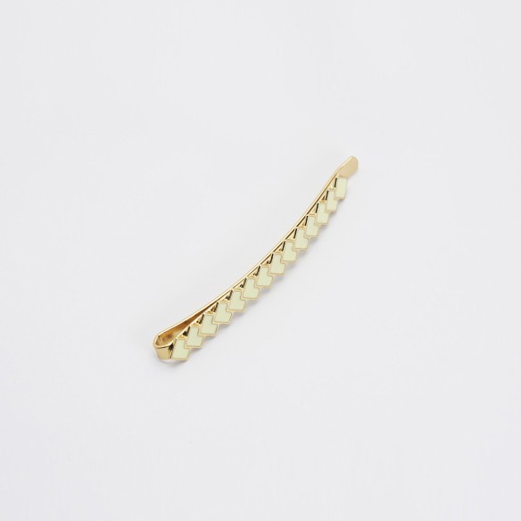 Barrette cheveux graphique émaillée Suzie – Style moderne