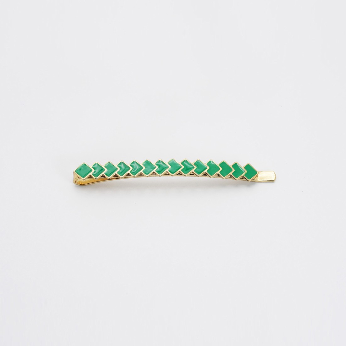 Barrette cheveux graphique émaillée Suzie – Style moderne