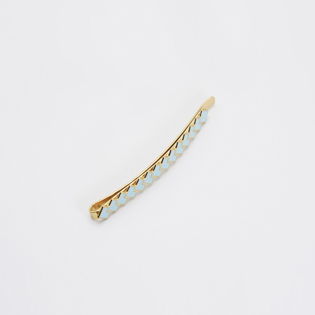 Barrette cheveux graphique émaillée Suzie – Style moderne