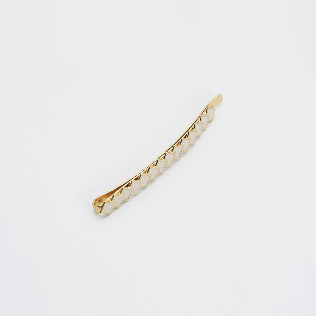 Barrette cheveux graphique émaillée Suzie – Style moderne