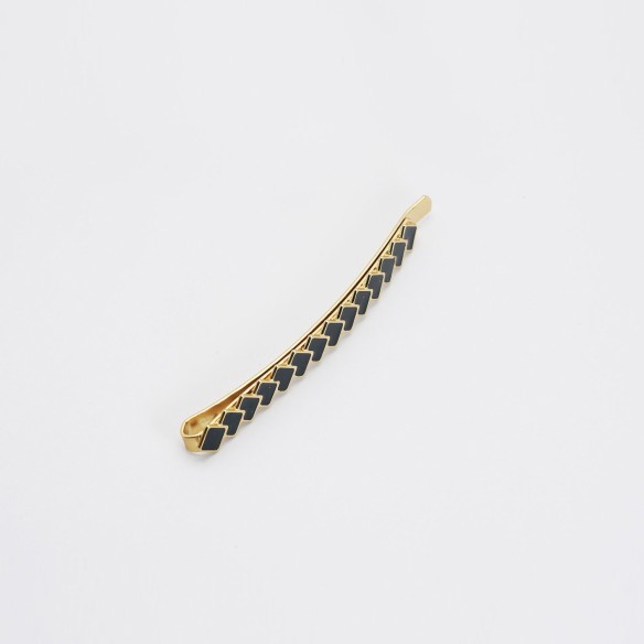 Barrette cheveux graphique émaillée Suzie – Style moderne
