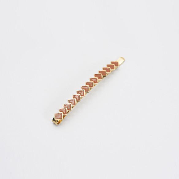 Barrette cheveux graphique émaillée Suzie – Style moderne