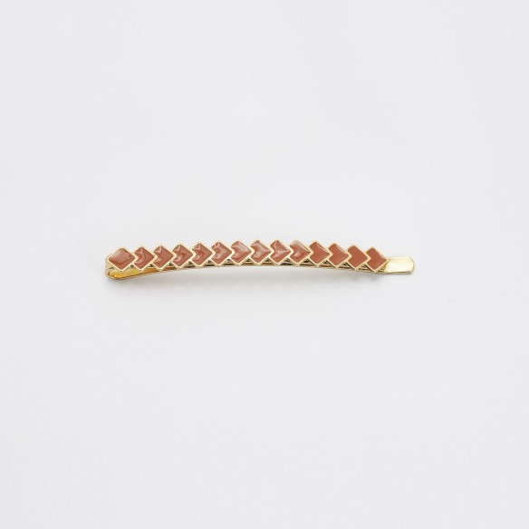 Barrette cheveux graphique émaillée Suzie – Style moderne
