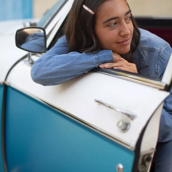 GYPSO I Hair clip with lock - Julia - Antique Silver