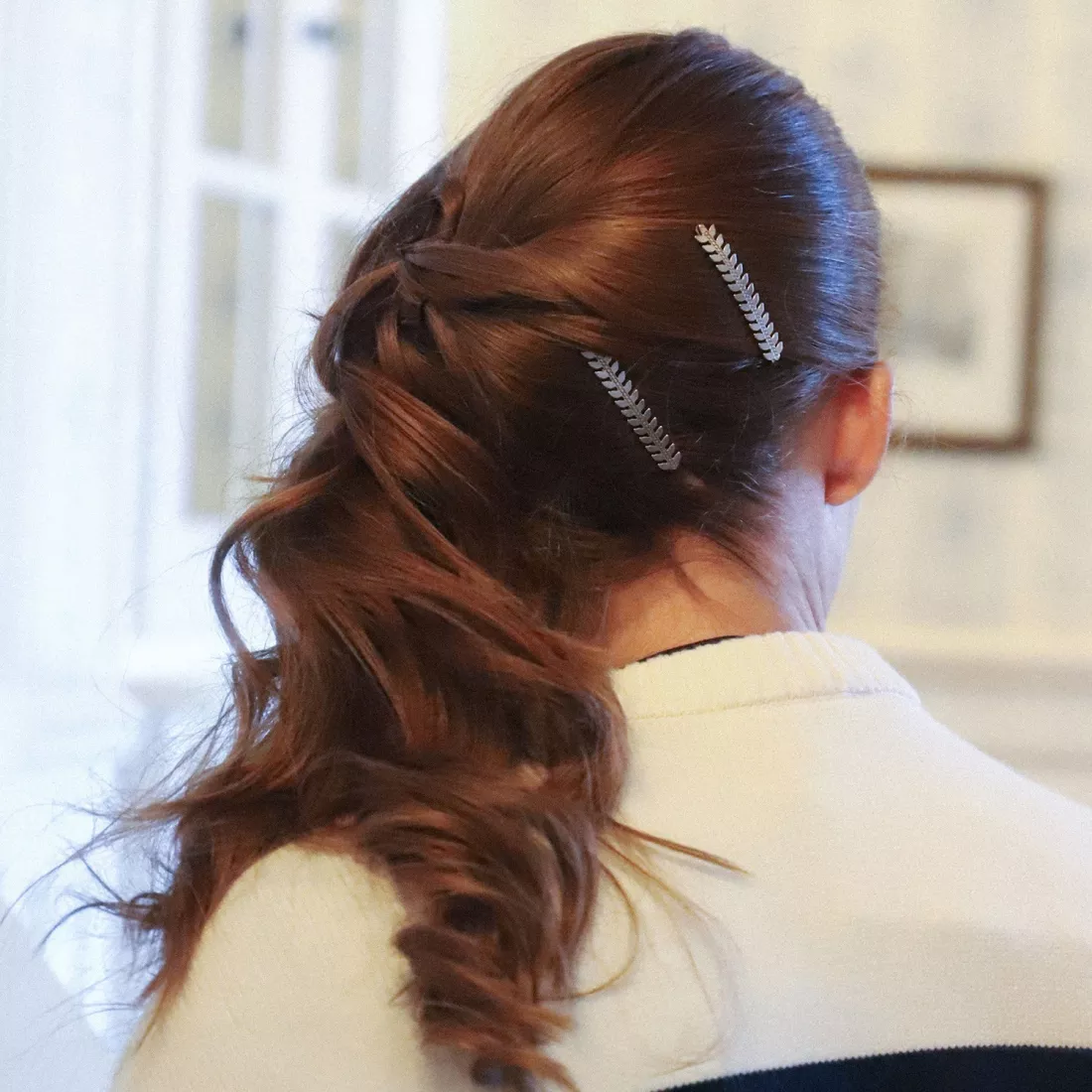 GYPSO I Barrette cheveux pince mèche - Julia - Laiton Mat