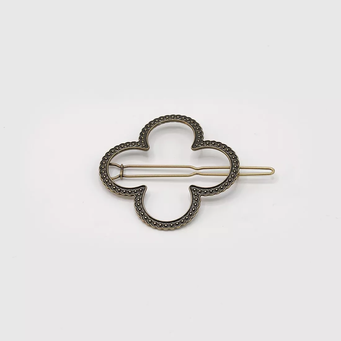 GYPSO I Fine Hair Barrette - Juliette - Matt Brass