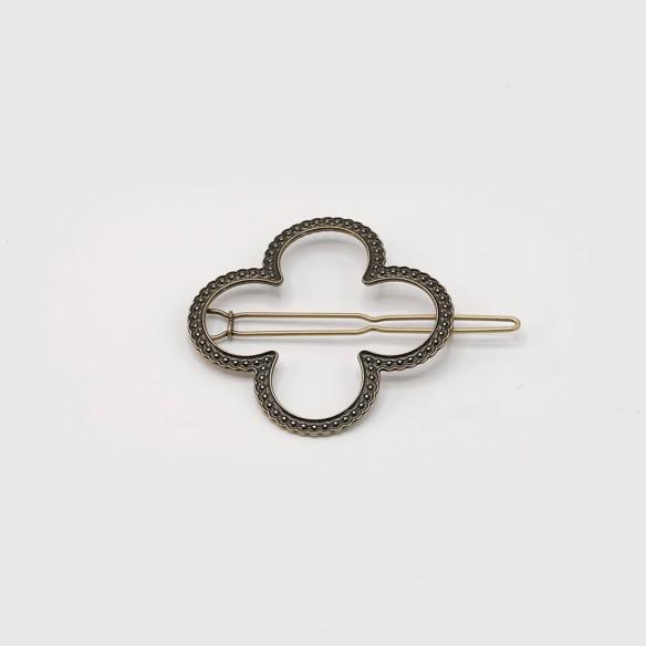 GYPSO I Fine Hair Barrette - Juliette - Matt Brass